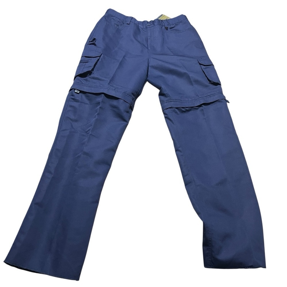 NWT Boy Scouts America Blue Cargo Pants Zip off Switchback Uniform Pant Size 32